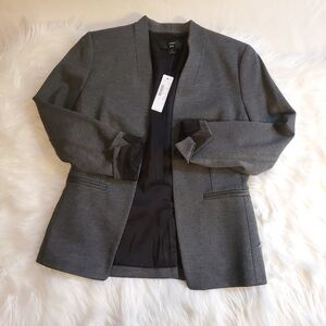 NWT J.Crew Stretch Twill Going Out Blazer, Gray, 2
